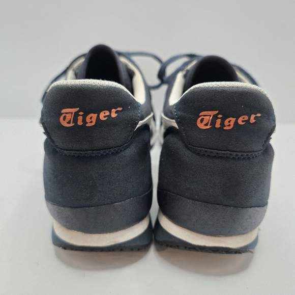 Onitsuka Tiger by Asics Ultimate 81 EX navy sporty Blockcore sneakers MENS 11 - Picture 6 of 9